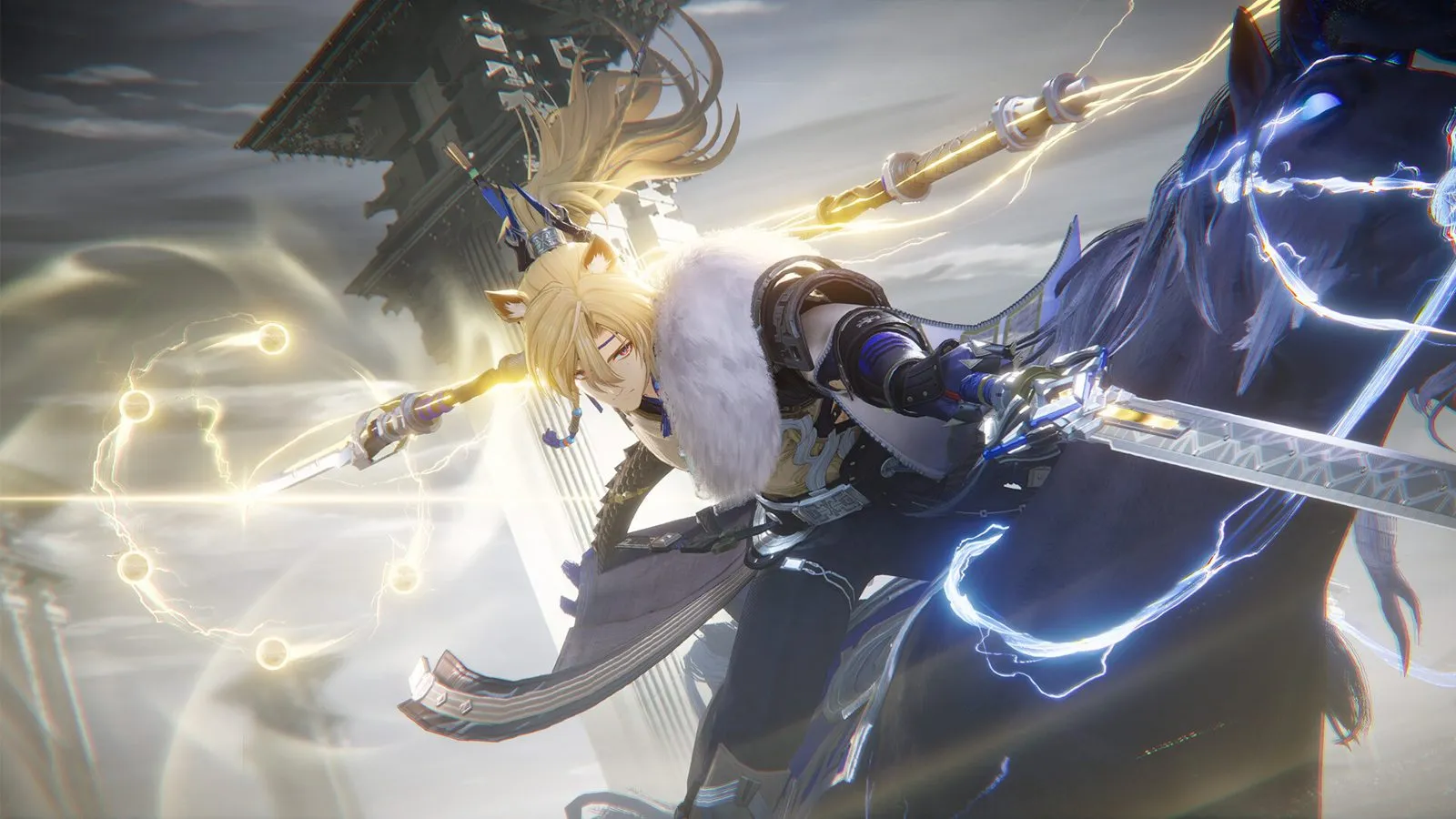 Arknights: Endfield Operator using an electric skill in combat