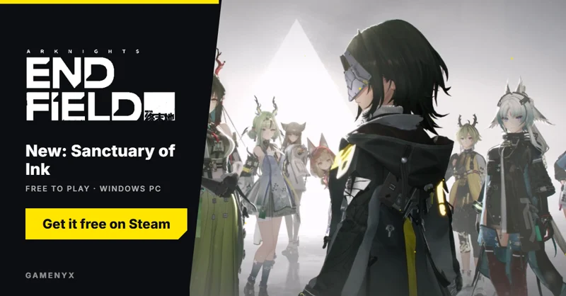 Arknights: Endfield Version 1.6 Sanctuary of Ink: free on Windows PC. Get it free on Steam.